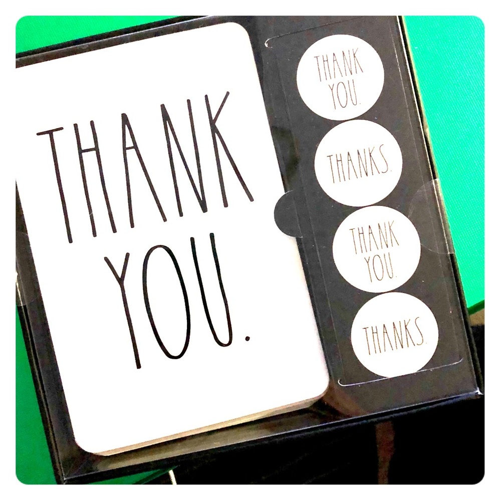 Rae Dunn thank you cards